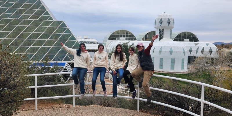 Four Baker students experience Biosphere 2 in Arizona